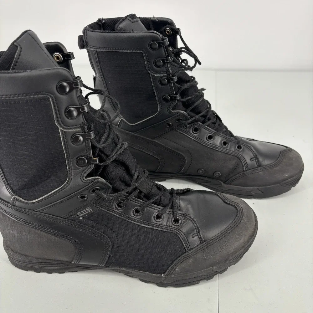 5.11 Tactical Boots Mens 9 Black Lace Up Combat‎ Tactical Military Style Patrol
